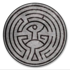 Westworld Fleece Throw Blanket Round Maze 48” WB New